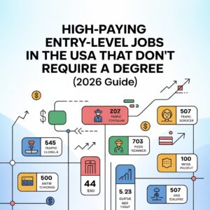 High-Paying Entry-Level Jobs in the USA That Don’t Require a Degree (2026 Guide) High paying jobs without degree USA 2026