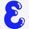E in Bubble Letters